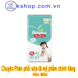 Tã Quần Pampers Giữ Dáng size XL 48 miếng 12-17kg - Mẫu Mới