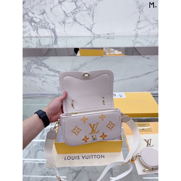 Túi xách lv viền xích chất da thật sz 24