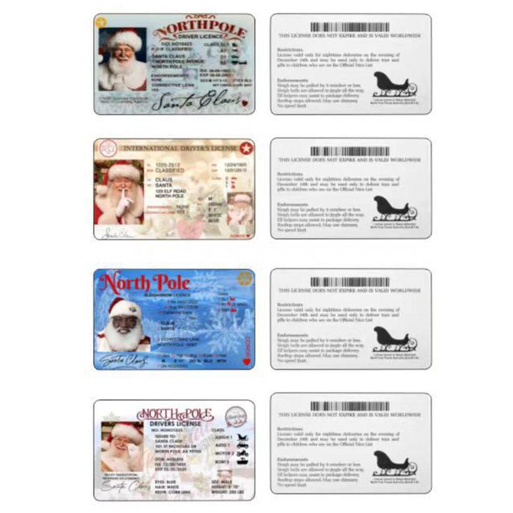 CONOPERY Bộ 4 Món Đồ Chơi Ông Già Noel Chống Thất Lạc Sáng Tạo