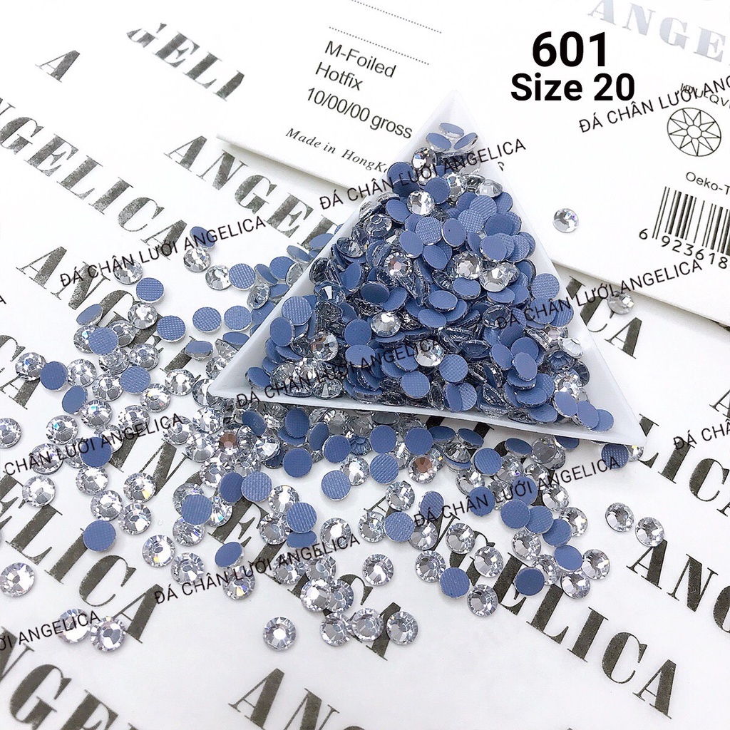 Đá Chân Lưới 14 Khía Crystal Trang Trí Móng ANGELICA 601