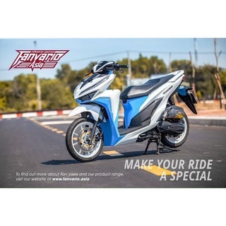 Set 10 món Nhựa Nhám đúc Xanh Dương ( không phải Sơn) cho Vario/Click 2018-2020