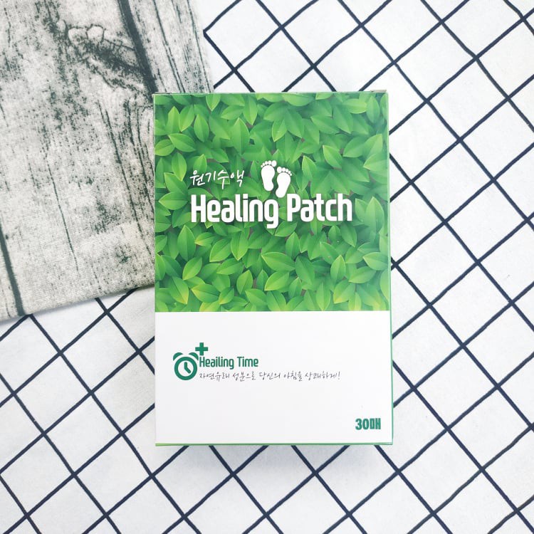 Miếng Dán Thải Độc Chân Healing Patch Hàn Quốc hộp 30 miếng