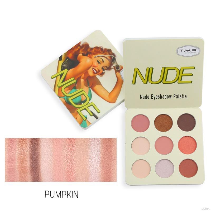 [Hàng mới về] Bảng phấn mắt 9 màu nhũ + lì lâu trôi chống nước dễ sử dụng | BigBuy360 - bigbuy360.vn