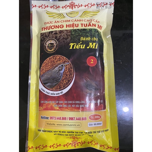 CÁM TIỂU MI SỐ 2 Tuấn Mi (200g)