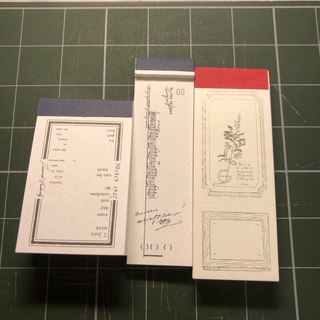 Giấy note trang trí sổ kiểu vintage (gói 6 tờ)