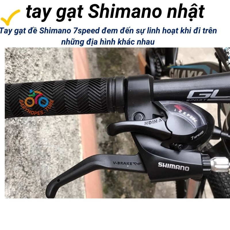 Xe đạp thể thao galaxy Ml235 Khung nhôm đề shimano Vành 27.5- Cam kết Chính hãng