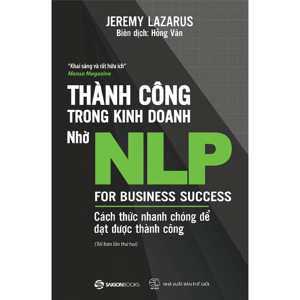 Sách - Thành Công Trong Kinh Doanh Nhờ NLP