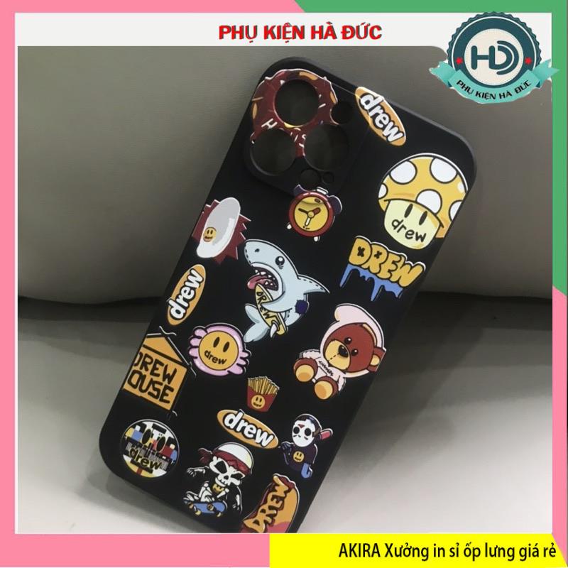 Ốp lưng drew 71 vuông cạnh dẻo mềm chống sốc cho iphone 14/14pro/14plus/14promax Akira case