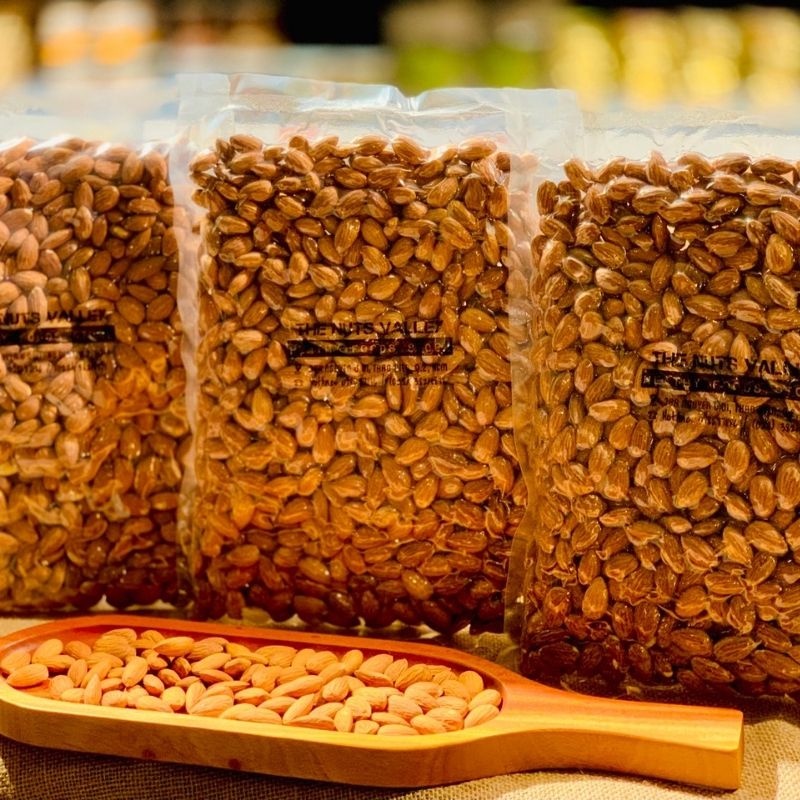 [COMBO 1kg x2]Hạt Hạnh Nhân Tươi-RAW ALMOND G2Kg, tự nhiên, hàng nhập khẩu, tốt cho sức khỏe