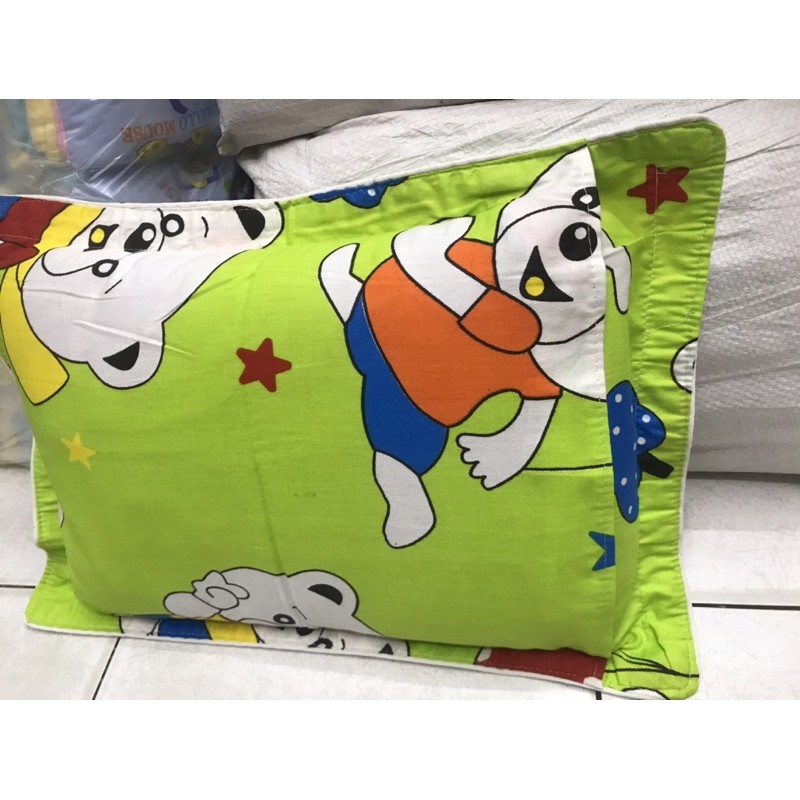 Gối nhà trẻ 30x40 cm + vỏ gối cotton thắng lợi