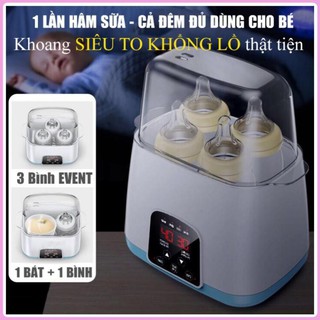 Máy hâm sữa - máy hâm sữa đôi và tiệt trùng đa năng ủ sữa, hâm sữa mẹ ( có điều khiển )