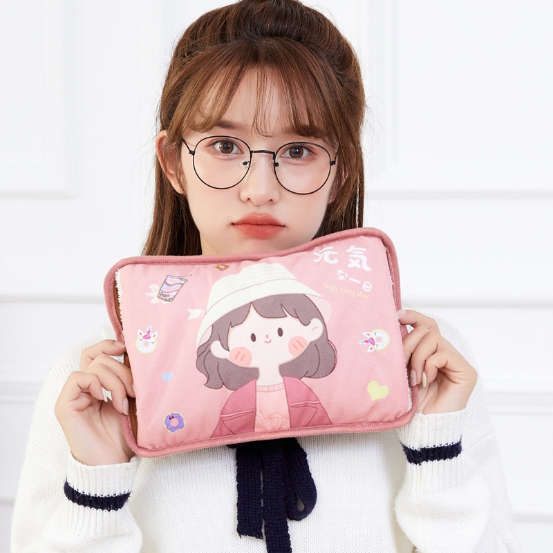 Túi chườm nóng sạc điện tự ngắt, túi sưởi giảm ê buốt, đau nhức chân tay, giảm đau bụng kinh Healthcare24h I009