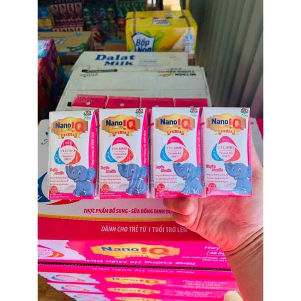 1 thùng sữa bột pha sẵn NaNo IQ 110ml