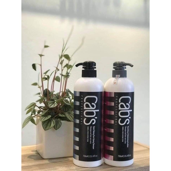 Bộ Dầu Gội Xả Cabs Cho Tóc Dầu Gàu Xả Giữ Ẩm Tóc 750ml x 2