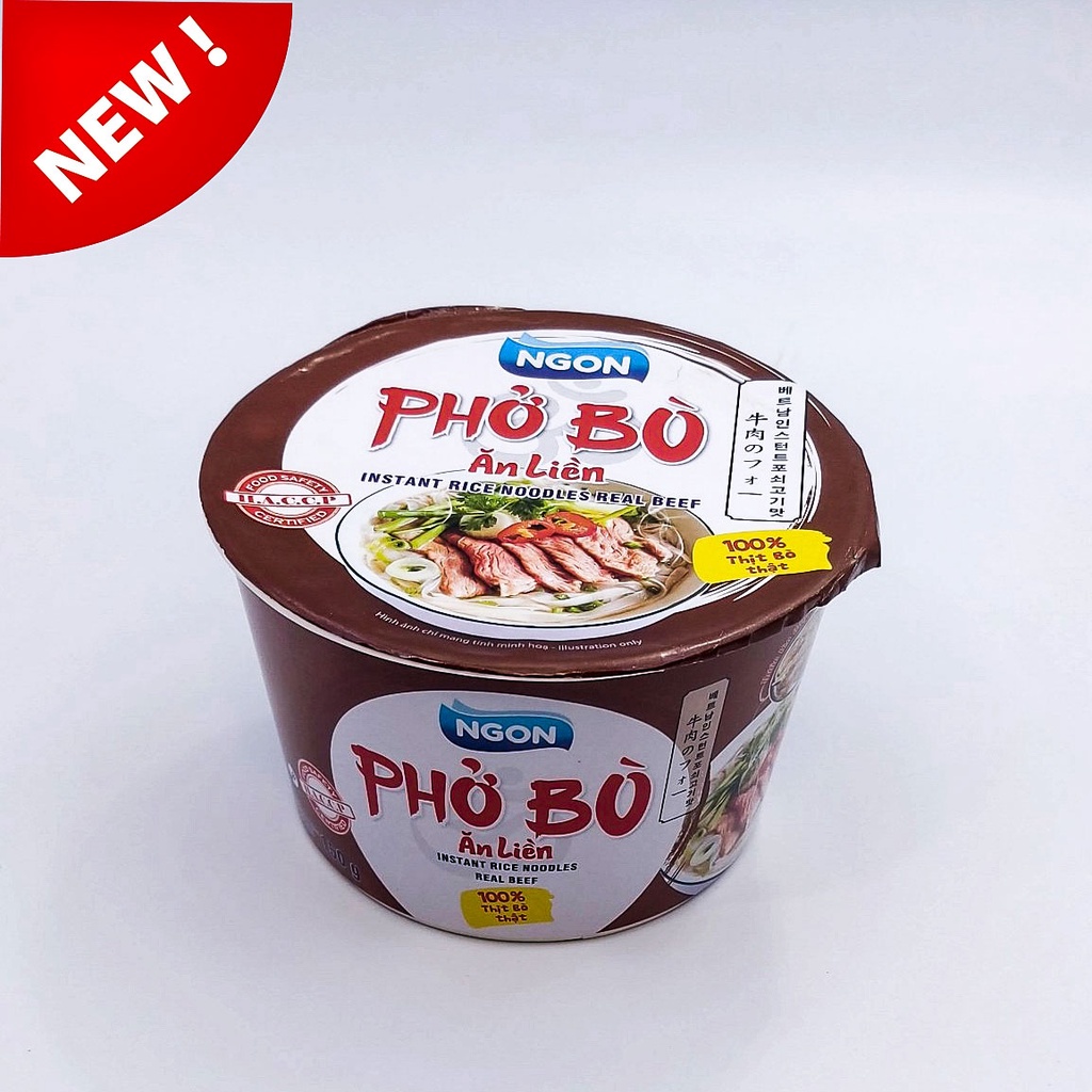 Mì ăn liền, phở ăn liền, hủ tiếu ăn liền Combo 6 có thịt thật, riêu cua thật | BigBuy360 - bigbuy360.vn