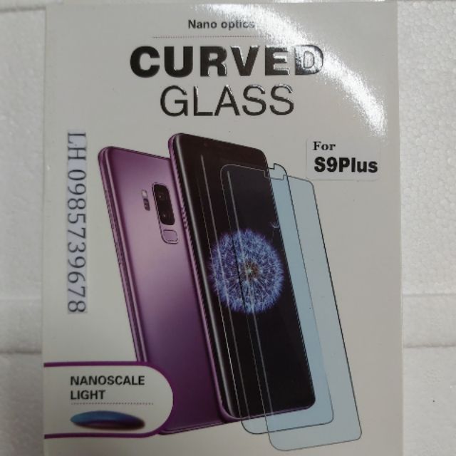 Kính Cường Lực Keo UV Cho galaxy S9 PLUS