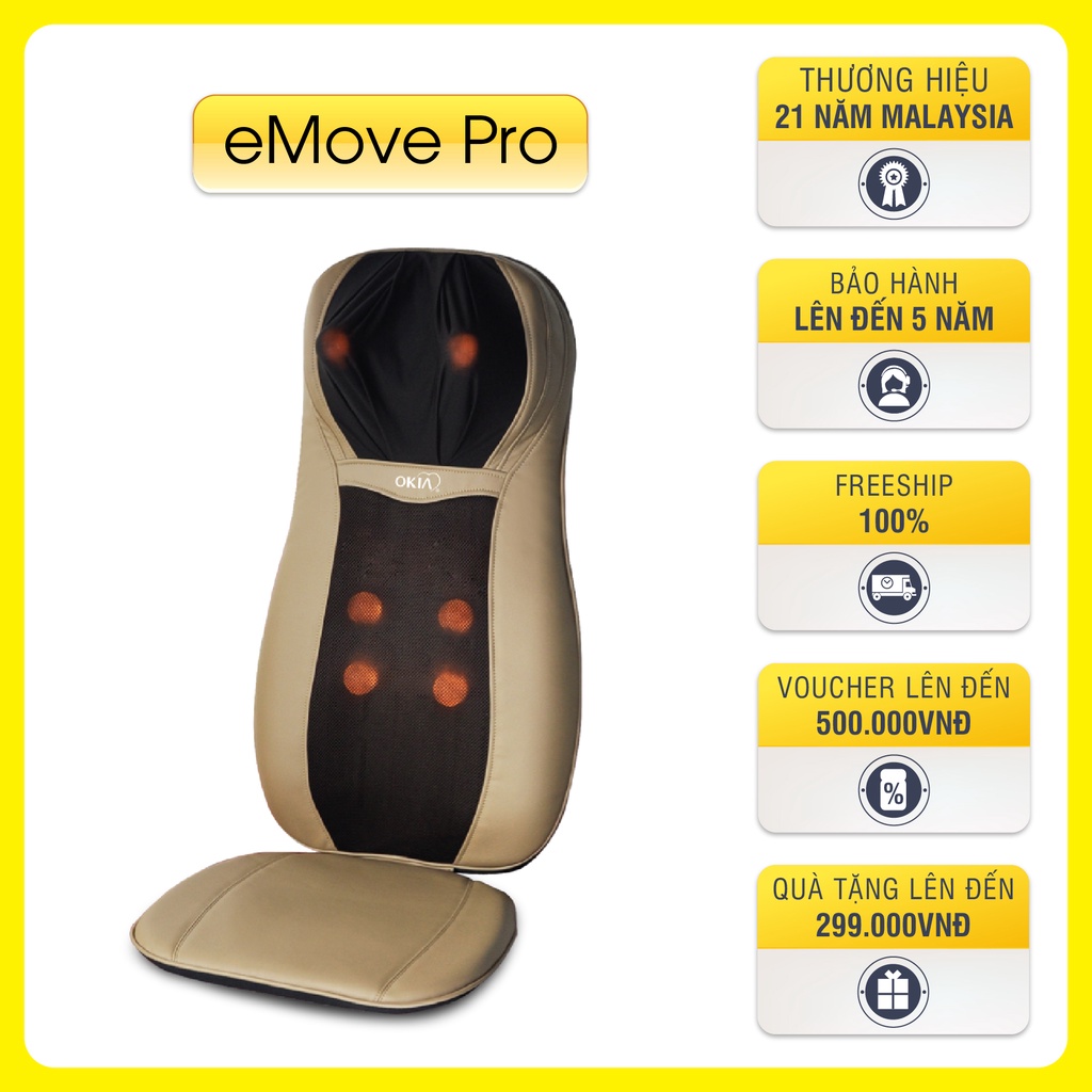 Đệm Massage OKIA eMove Pro KWH922