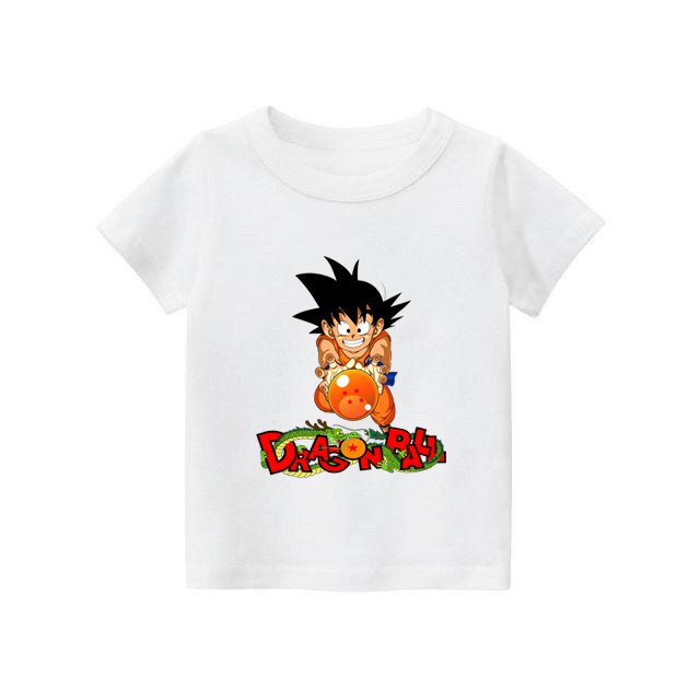 Áo thun bé trai kiểu songoku dragonball