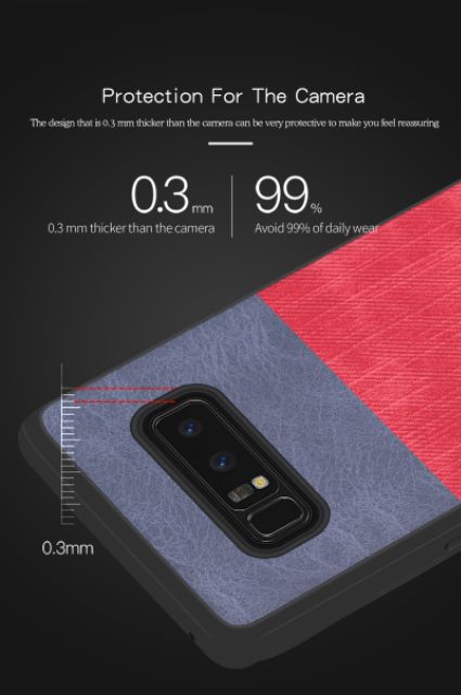Ốp Samsung Galaxy Note 8 vân da bò dẻo trong thời trang cao cấp siêu đẹp