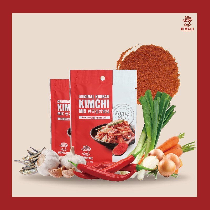 Gia vị làm Kimchi Hàn Quốc - FIVE SEC Kimchi gói 40g
