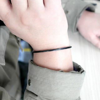 Vòng Đeo Tay Dây Da Unisex