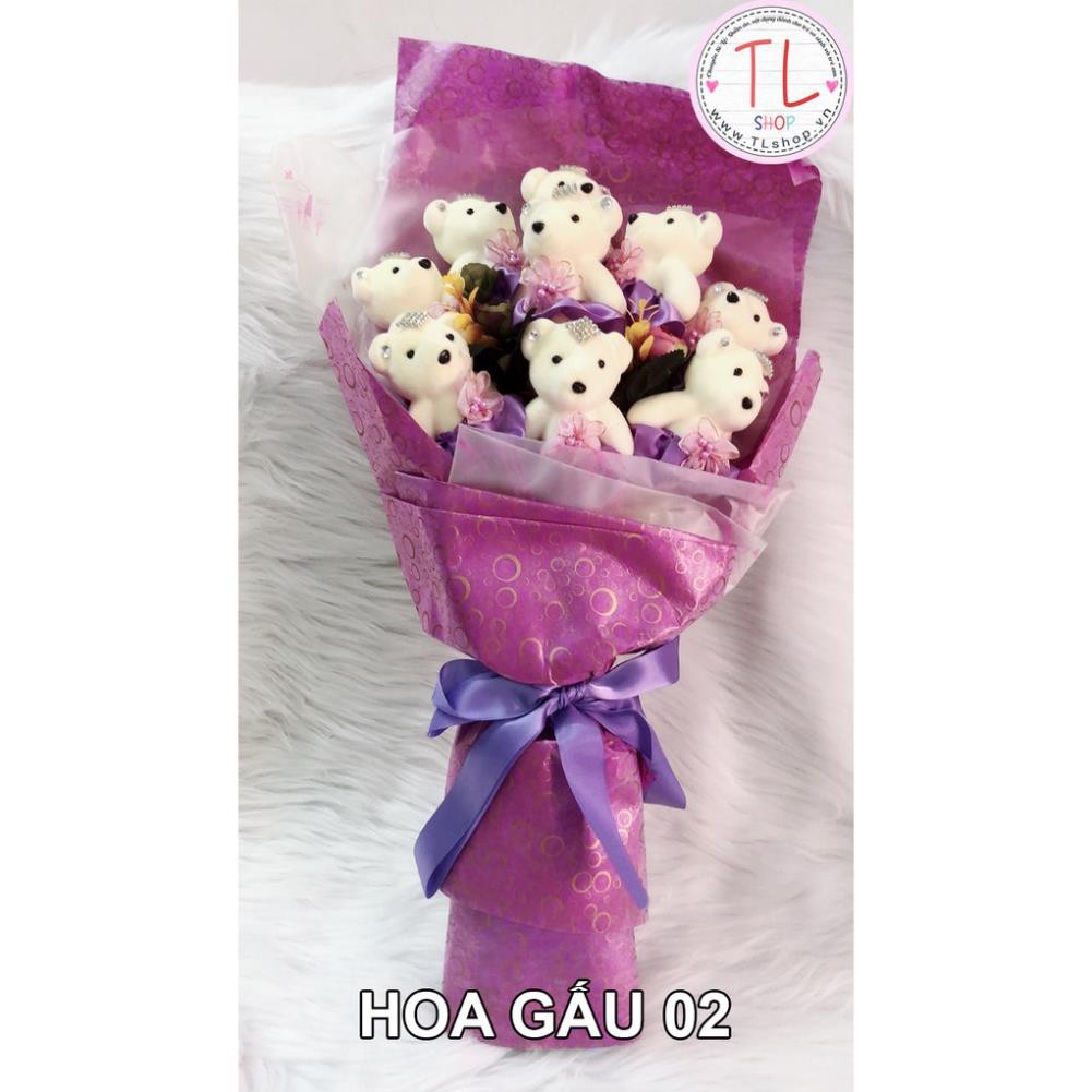 Hoa Gấu xinh xắn -  Hoa hình gấu - Hoa làm quà lưu niệm