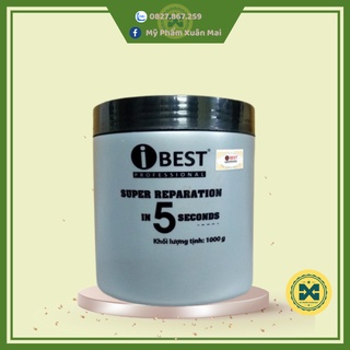 Kem ủ - hấp tóc ibest siêu mượt 5 giây 1000ml