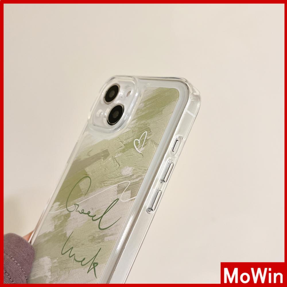 iPhone Case Silicone Soft Case Clear Case Thickened Shockproof Protection Camera Metal Button Lucky Green Compatible For iPhone 11 Pro Max 13 Pro Max 12 Pro Max 7Plus xr XS Max