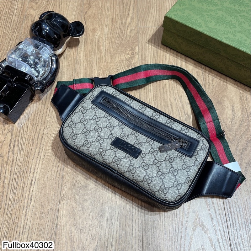 Túi Đeo Chéo GC Khoá Trước Có Logo Cao Cấp Chất DA PU Hàng Loại 1