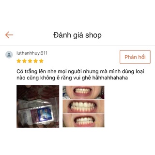[ 1 GÓI lẻ ] Miếng dán trắng răng ❤ FREESHIP ❤ Miếng dán Crest 3D White Whitestrips [Hàng Mỹ] - trắng răng Crest