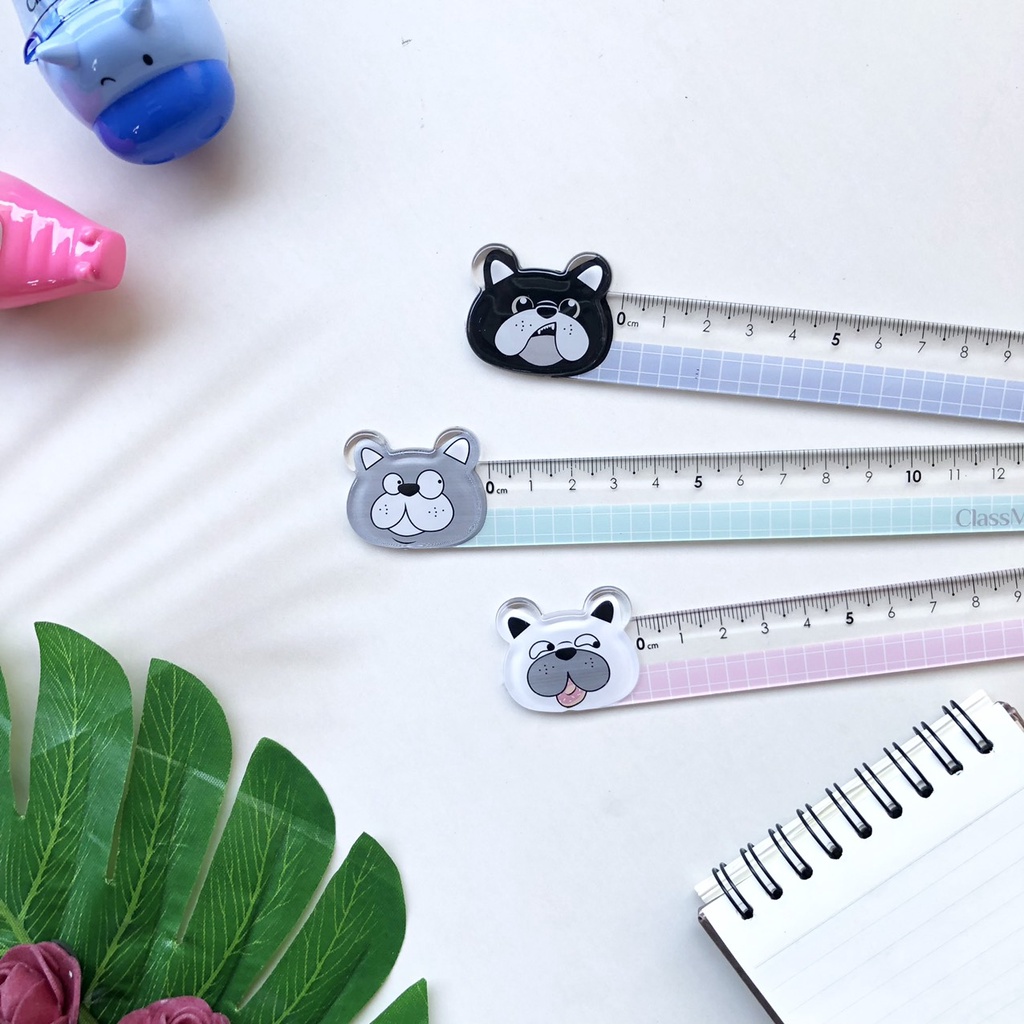 Thước kẻ cute, đáng yêu - học sinh/văn phòng - chất lượng cao - vpp dễ thương Quế Anh