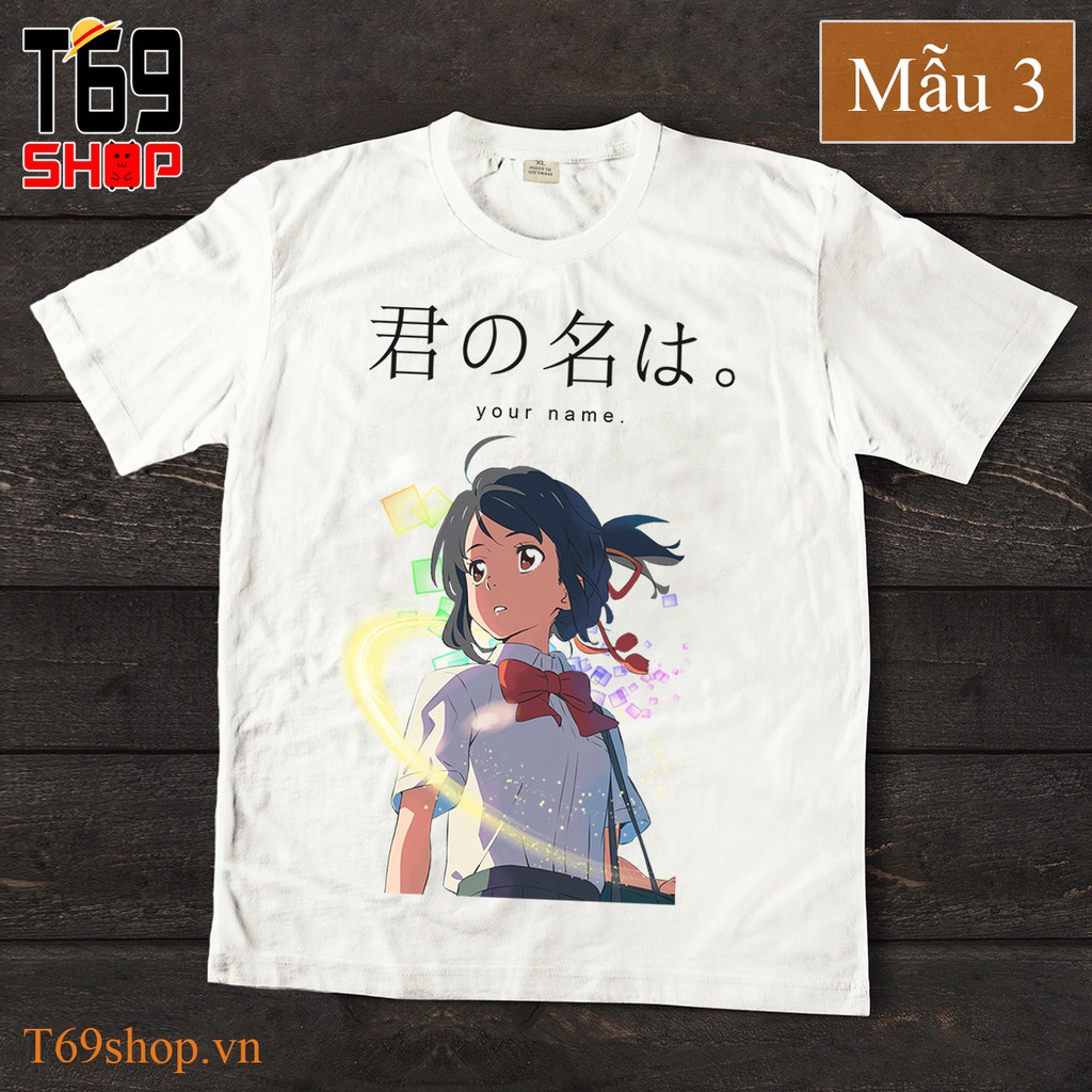 (SALE HOT) Áo thun anime Your Name (Có nhiều mẫu) dành cho các fan