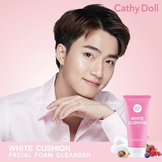 Sữa Rửa Mặt Tạo Bọt Trắng Da Cathy Doll White Cushion Facial Foam Cleanser 120ml