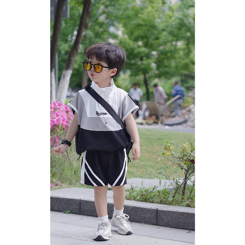 Set Áo Thun Tay Ngắn & Quần Short Cho Bé Trai