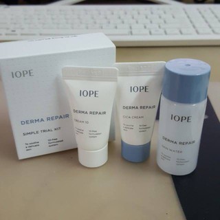 Bộ dưỡng da phục hồi da nhạy cảm Iope Derma Repair simple trial kit