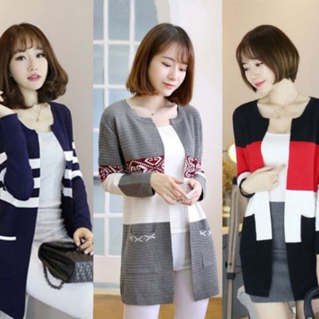 ÁO KHOÁC LEN FROM DÀI HÀNG NHẬP CÓ SIZE XL AK163