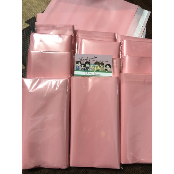 0.5kg Túi Niêm Phong Màu Hồng, Xanh Size 20x30,15x22 loại dày 2 da