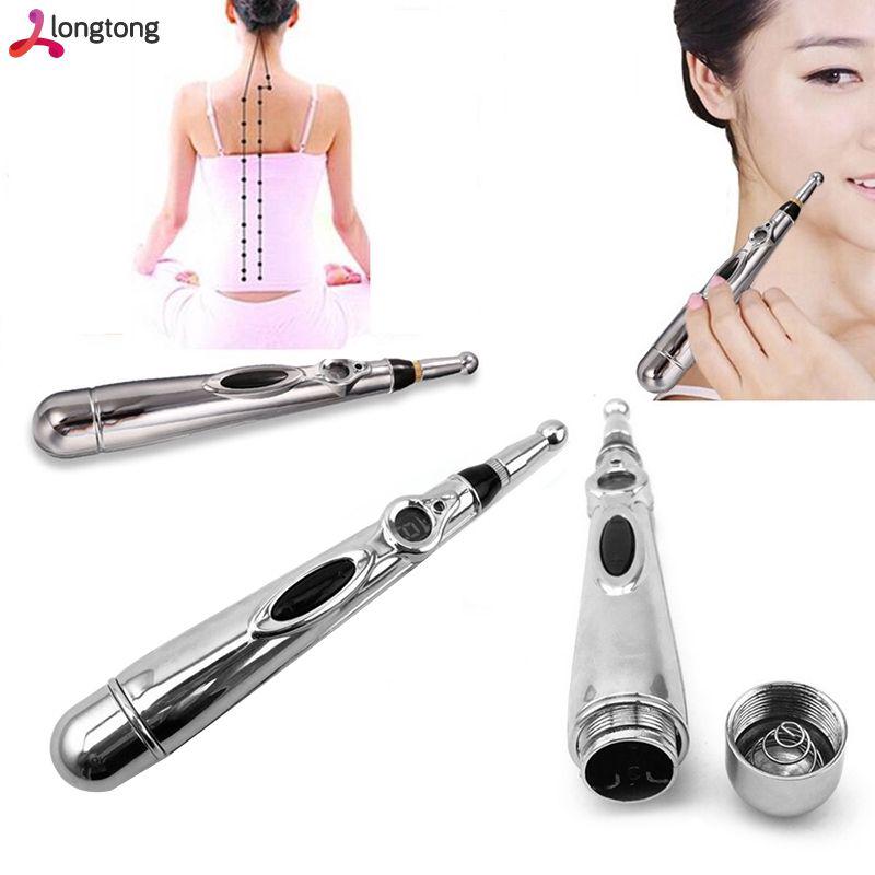 Bút mát xa huyệt đạo kèm đầu bi và đầu dạng vòm tiện dụng