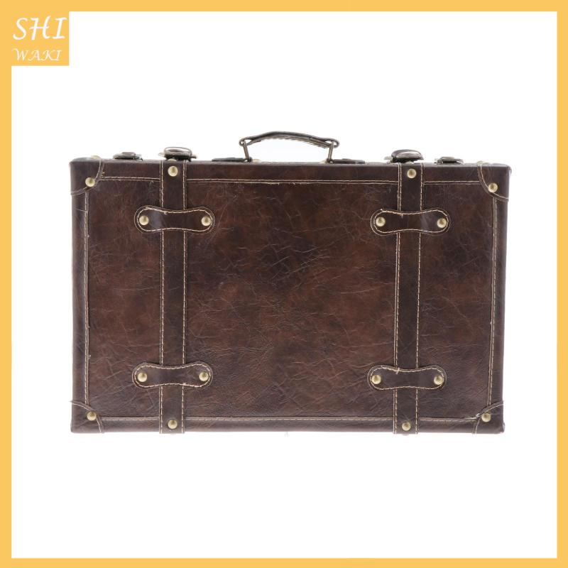 Hộp gỗ kiểu vali có dây hợp thời trang dành cho nam và nữ