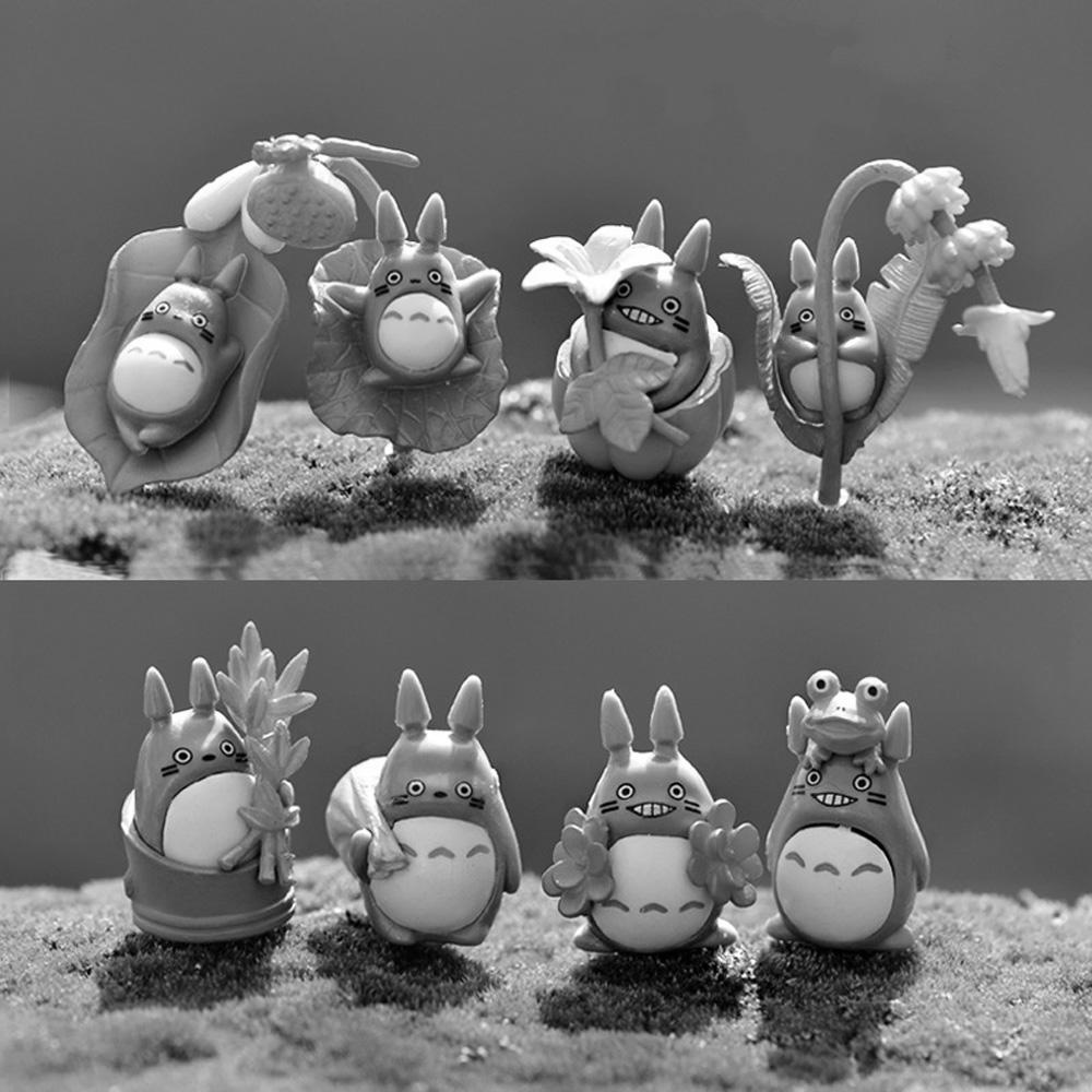 Set 8 Đồ trang trí Totoro Trang Trí Sân Vườn