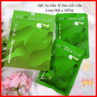 Mặt Nạ Sinh Học Tế Bào Gốc Từ Dừa Cửu Long Hộp 4 Miếng