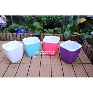 chậu trồng thông minh 2 lớp