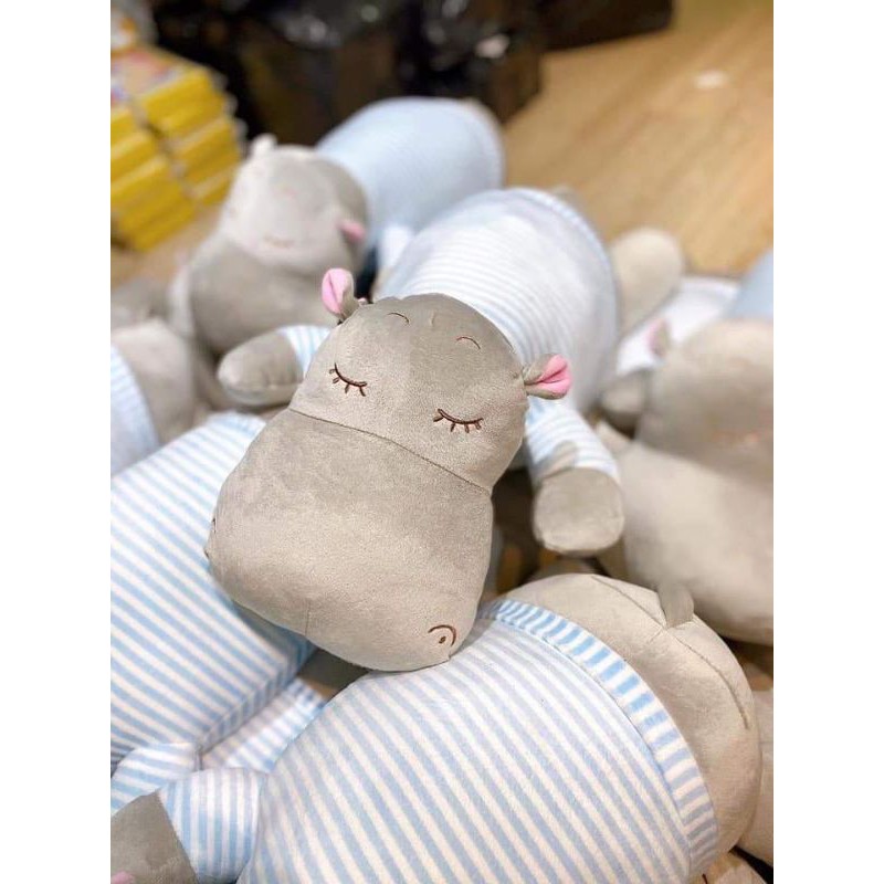 Thú bông hà mã siêu  đáng yêu. quà tặng Unidry