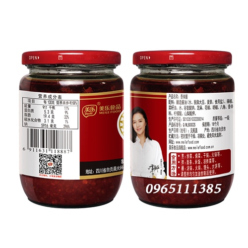 Tương Chấm Cay Tê 350ml - Sốt Ớt Chưng Cay Tê