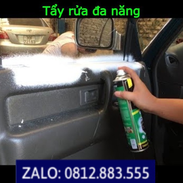 Chai xịt bọt vệ sinh đa năng FOAM CLEANER Thái Lan (Con hổ) 650ml