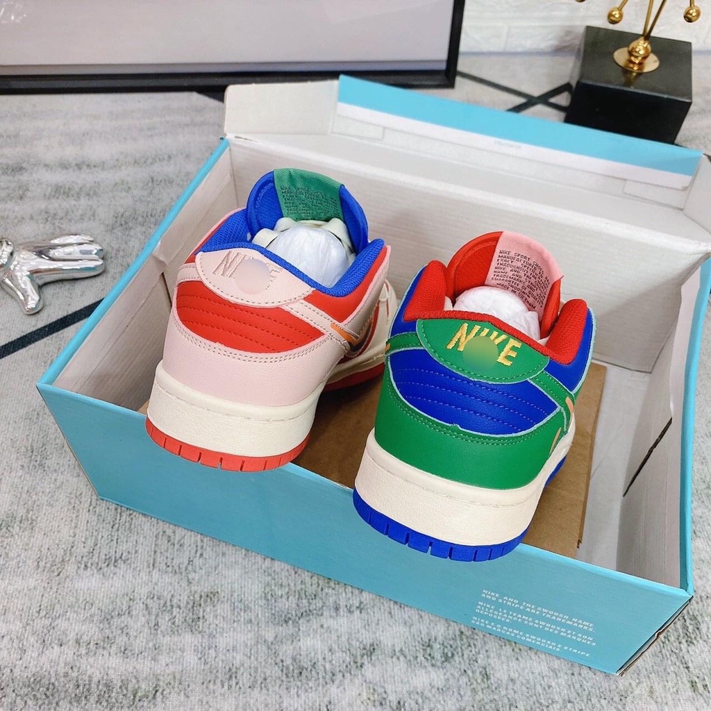 Giày thể thao Ni.ke couple bảy màu, giày sneaker cầu vồng siêu hót hít đủ size nữ