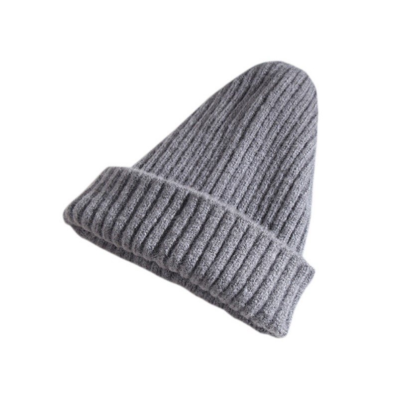 Mùa đôngMũ len trơn/ Mũ beanie len Xu hướng hàn quốc