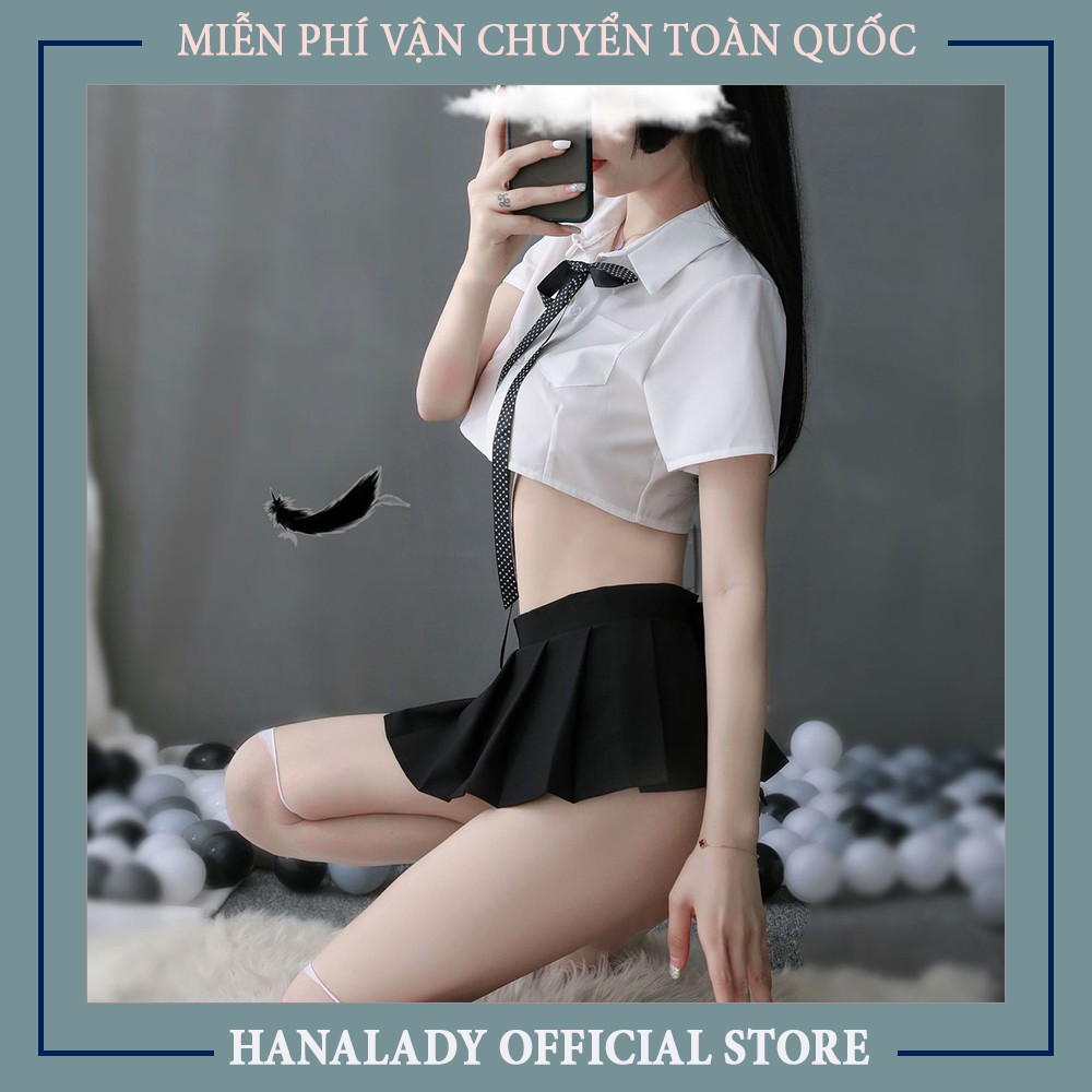 Đồ ngủ nữ -Cosplay nữ sinh sexy siêu gợi cảm quyến rũ chất liệu vải mềm mịn C181 | BigBuy360 - bigbuy360.vn