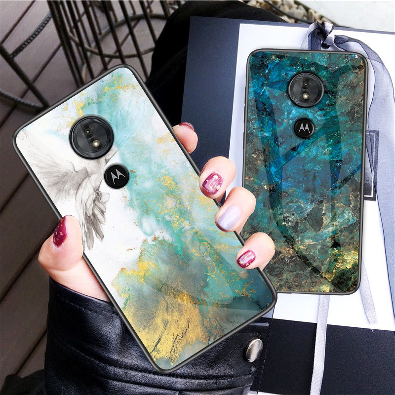 Tempered glass Case For For Motorola MOTO G6 G5s Plus G6 play Phone Case Casing