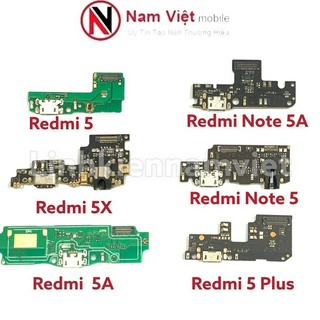 Cụm chân sạc bộ xiaomi 5/ redmi 5a/ redmi 5x/ redmi note 5/ redmi note 5a/ redmi 5 plus
